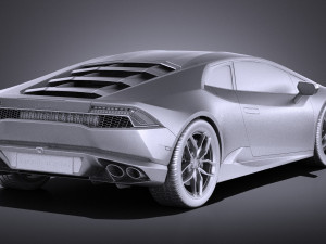 Huracan LP 610-4 2016 vray Modèle 3D
