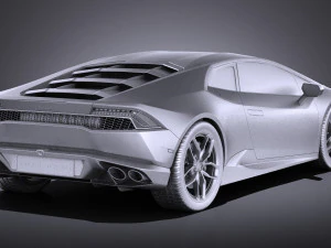 Huracan LP 610-4 2016 vray 3D Model