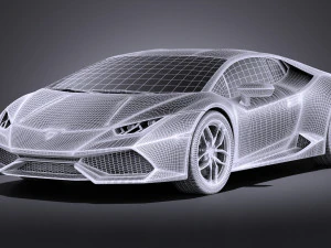Huracan LP 610-4 2016 vray 3D Model