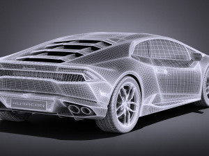 Huracan LP 610-4 2016 vray Modèle 3D