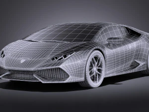 Huracan LP 610-4 2016 vray 3D Model