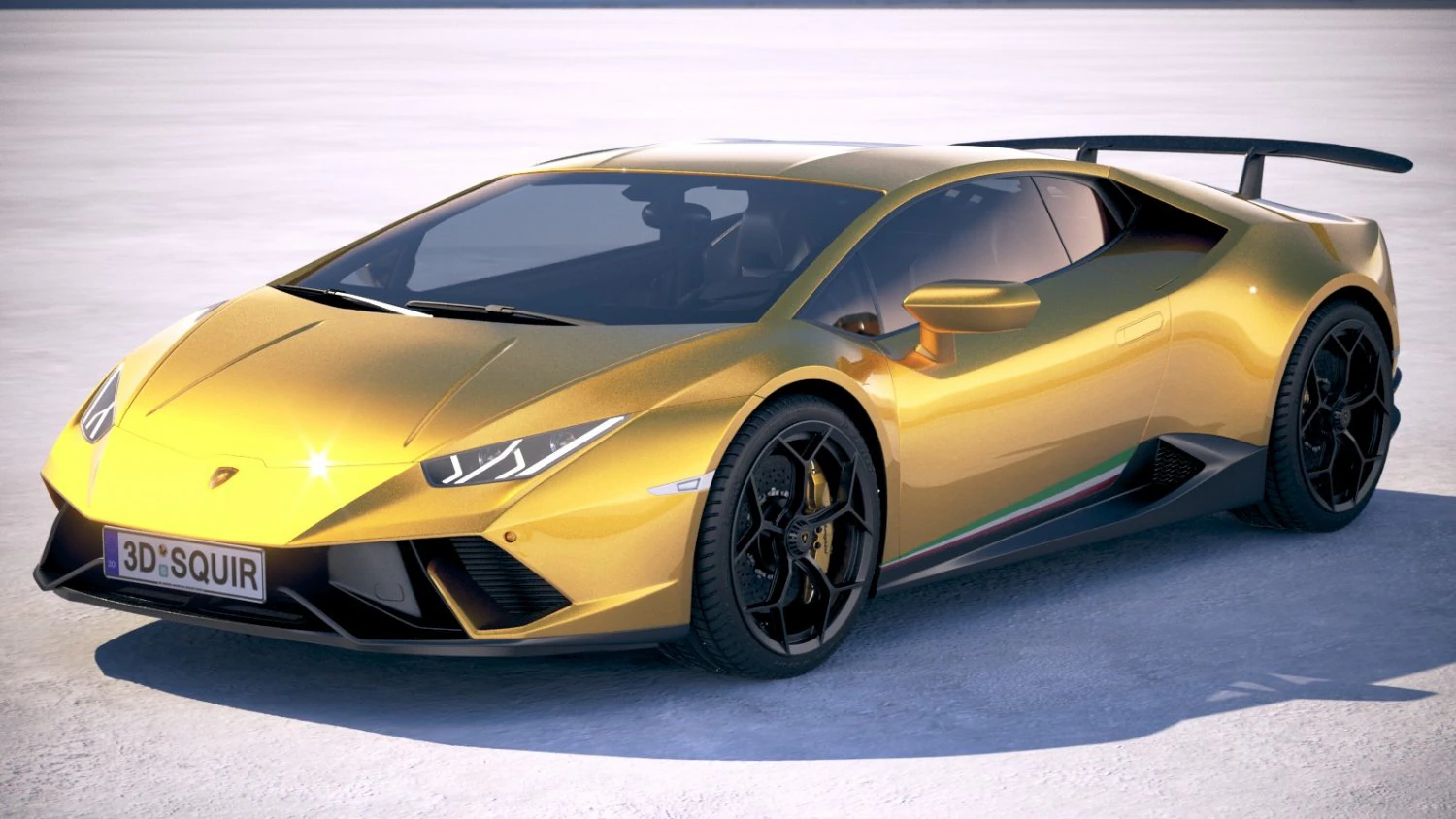 Huracan Performante 2018 3D Model .c4d .max .obj .3ds .fbx .stl .blend
