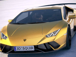 Huracan Performante 2018 3D Model