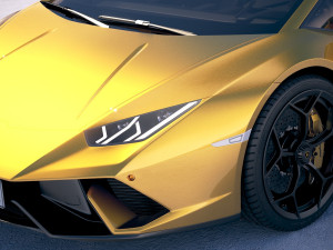Huracan Performante 2018 3D-Modell