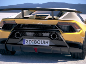 Huracan Performante 2018 3D-Modell