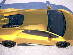Huracan Performante 2018 3D-Modell