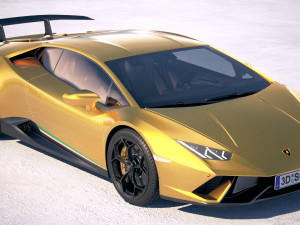 Huracan Performante 2018 3D-Modell