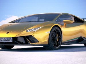 Huracan Performante 2018 3D-Modell