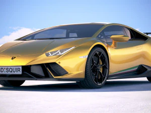 Huracan Performante 2018 3D Model