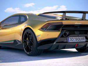 Huracan Performante 2018 3D Model