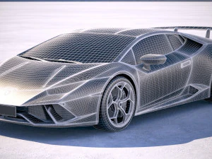 Huracan Performante 2018 3D Model