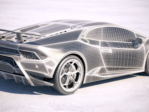 Huracan Performante 2018 3D-Modell