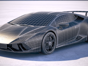 Huracan Performante 2018 3D-Modell