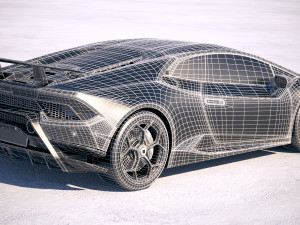 Huracan Performante 2018 3D-Modell
