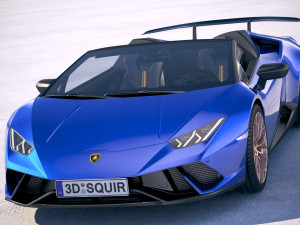 Huracan Spyder Performante 2019 Model 3D