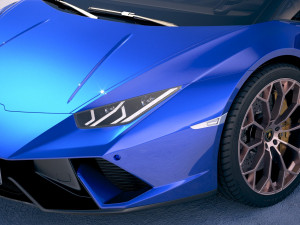 Huracan Spyder Performante 2019 Model 3D