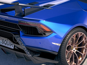 Huracan Spyder Performante 2019 Model 3D