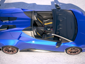 Huracan Spyder Performante 2019 Model 3D