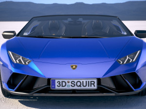 Huracan Spyder Performante 2019 Model 3D