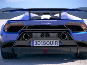 Huracan Spyder Performante 2019 Model 3D