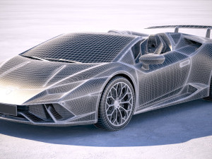 Huracan Spyder Performante 2019 Model 3D