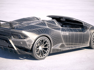 Huracan Spyder Performante 2019 Model 3D