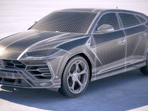 Urus 2019 3D-Modell