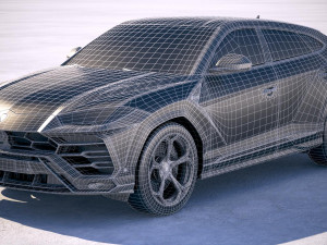 Urus 2019 3D-Modell
