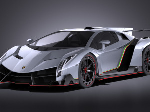 Veneno 2016 vray 3D 모델