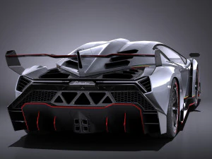Veneno 2016 vray 3D Model