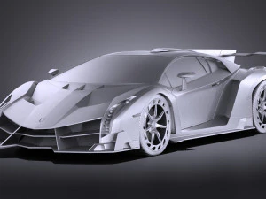 Veneno 2016 vray 3D Model