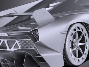 Veneno 2016 vray 3D Model