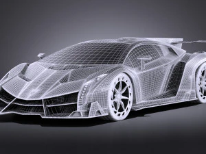 Veneno 2016 vray 3D Model