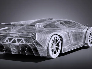 Veneno 2016 vray 3D Model