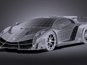 Veneno 2016 vray 3D Model