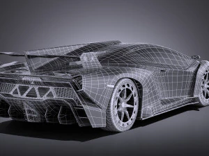 Veneno 2016 vray 3D Model