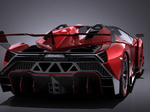 Veneno Roadster 2014 vray 3D Model