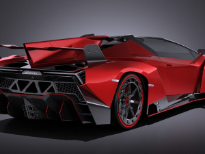 Veneno Roadster 2014 vray 3D Model