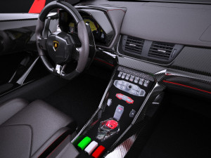 Veneno Roadster 2014 vray 3D Model