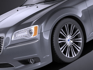 Lancia Thema 2015 vray 3D Model