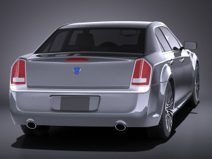 Lancia Thema 2015 vray 3D Model