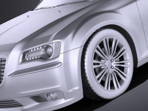 Lancia Thema 2015 vray 3D Model