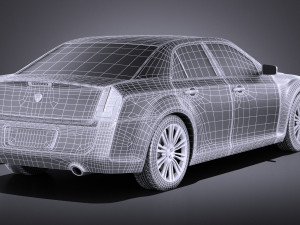 Lancia Thema 2015 vray 3D Model