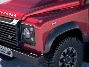 Land Rover Defender Works V8 2018 3D Model