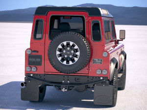 Land Rover Defender Works V8 2018 3D Model