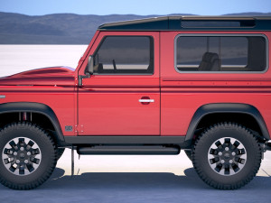 Land Rover Defender Works V8 2018 3D Model