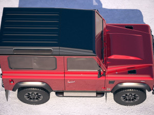 Land Rover Defender Works V8 2018 3D Model