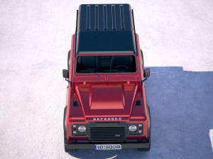 Land Rover Defender Works V8 2018 3D Model
