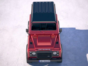 Land Rover Defender Works V8 2018 3D Model