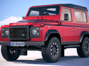 Land Rover Defender Works V8 2018 3D Model
